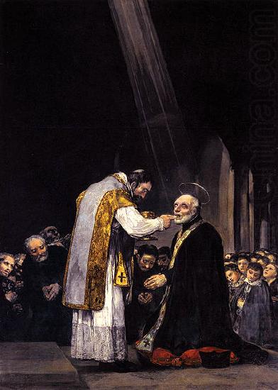 La ultima comunien de san Jose de Calasanz, Francisco de Goya